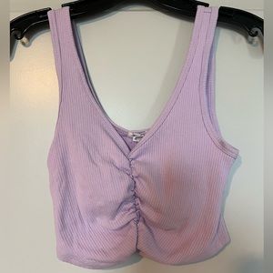 garage purple tank top